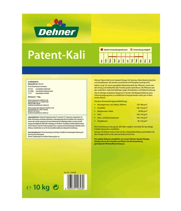 Dehner Patent-Kali, 10 Kg 5 Dehner Patent-Kali, 10 Kg – Bild 3
