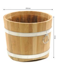 Küferei Kardos Robinienkübel, Rund -Ecopots Garten Geschaft 1709096 WE BG 001 KuefereiKardosRobinienkuebelrund