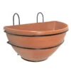 Kunststoff Blumen-Halbschale Komplettset, Terrakotta 2 Kunststoff Blumen-Halbschale Komplettset, Terrakotta -Ecopots Garten Geschaft 3121365 WE FS 001 KomplettsetHalbschale
