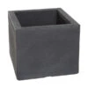 Dehner Kunststoff-Blumenkübel Palermo, Anthrazit -Ecopots Garten Geschaft 3728151 BildFS 001 DehnerBlumenkuebelAusKunststoffKunstTopfKubus40X40x34