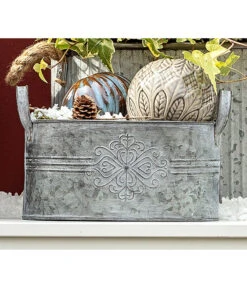 Dehner Zinkschale Mit Henkel