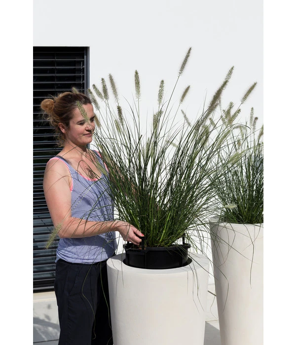 Fleur Ami Polystone-Pflanzgefäß Conical, Konisch, Ca. Ø43/H80 Cm 5 Fleur Ami Polystone-Pflanzgefäß Conical, Konisch, Ca. Ø43/H80 Cm – Bild 3