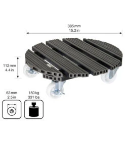 Wagner Pflanzroller, Ø 38 Cm -Ecopots Garten Geschaft 4272654 WE BG 003 MULTIROLLERWPC