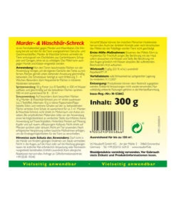 Neudorff Marder- & Waschbär-Schreck, 300 G 6 Neudorff Marder- & Waschbär-Schreck, 300 G -Ecopots Garten Geschaft 5352505 WE DE 002 NeudorffMarderundWaschbaer Schreck300gMarderfalleMarderschreck