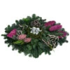 Grabbukett, Oval, Pink, Ca. B70/H20/T40 Cm -Ecopots Garten Geschaft 6493092 WE FS 001 GrabbukettWIAllerheiligen2023