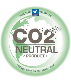 Ecopots Kunststoff-Topf Vienna, Rund, Grau, Ca. Ø50/H18 Cm -Ecopots Garten Geschaft 6850663 WE DE 003 CO2NeutralLabel 3