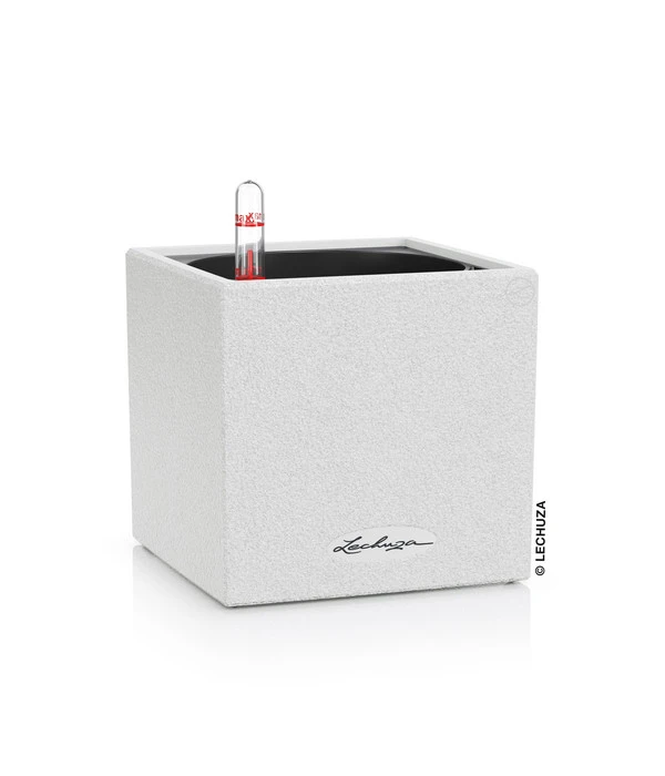 LECHUZA® Kunststoff-Topf Canto Stone, Eckig, Ca. B14/H13,5/T14 Cm 2 LECHUZA® Kunststoff-Topf Canto Stone, Eckig, Ca. B14/H13,5/T14 Cm