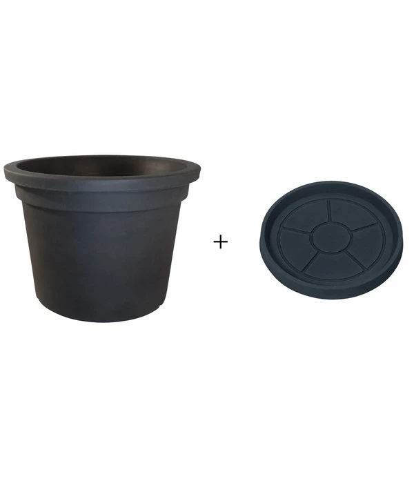 Farmet New Kunststoff-Topf, Konisch, Inkl. Untersetzer 3 Farmet New Kunststoff-Topf, Konisch, Inkl. Untersetzer